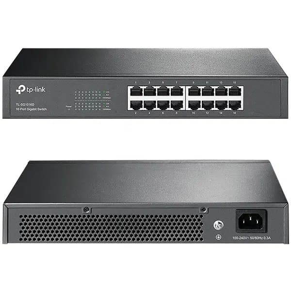 Tp-Link TL-SG1016D 16 Port Gigabit Ethernet Switch - Seyyar Elektronik