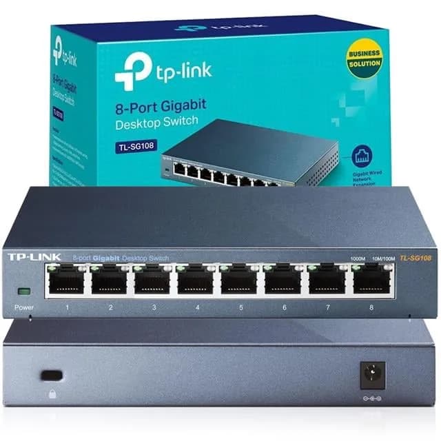 Tp-Lınk Tl-Sg108 8 Port Gıgabıt Metal Swıtch - küçük görsel 2