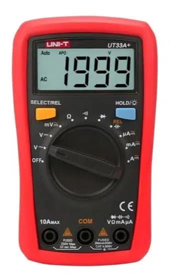 Unit UT 33A+ 600V Dijital Multimetre Ölçü Aleti - Seyyar Elektronik