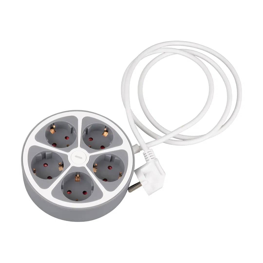 Vea VE-G605Y 5'li Anahtarlı 1.5 Metre Grup Priz - küçük görsel 3