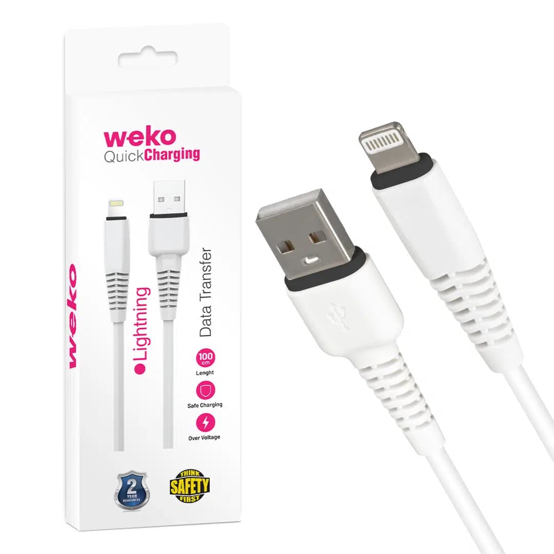 Weko WK-22022 USB To Lightning Telefon Şarj Kablosu - Seyyar Elektronik