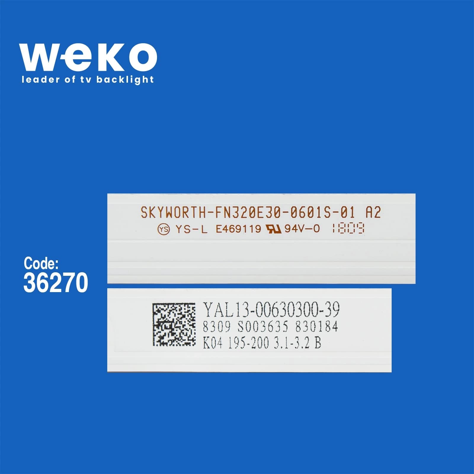 Woon WN32DEG04/0202 32'' inç 2 Adet Tv Led Bar - küçük görsel 2