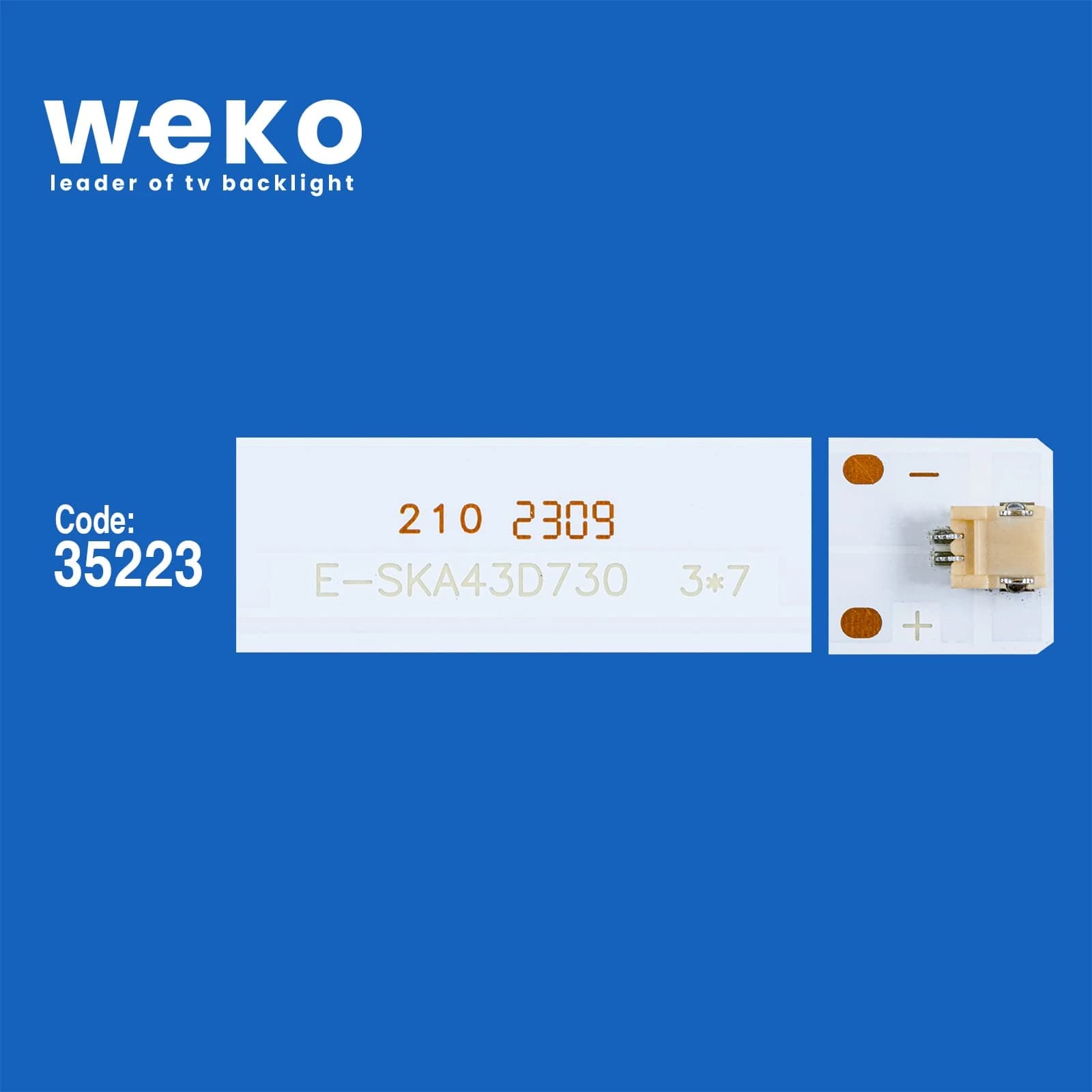 Woon WN43DIL075/0100 43'' inç 3 Adet Tv Led Bar (Seri 2) - küçük görsel 2