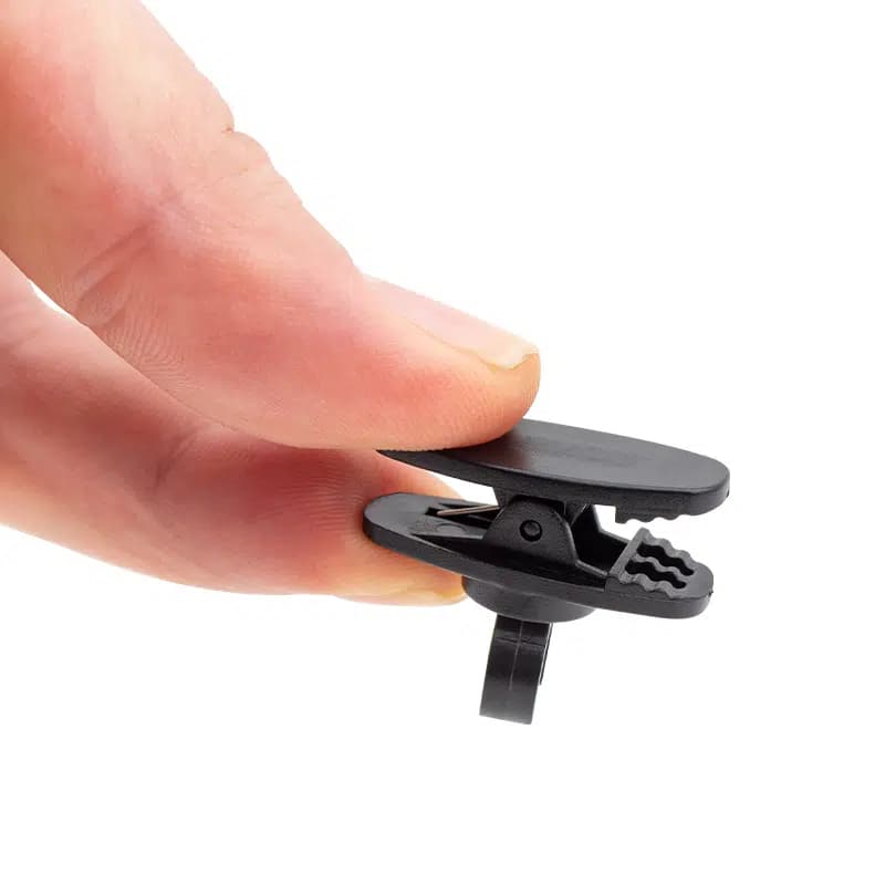 Yaka Mikrofonu Tutacağı Plastik Kalın Boğaz - küçük görsel 2