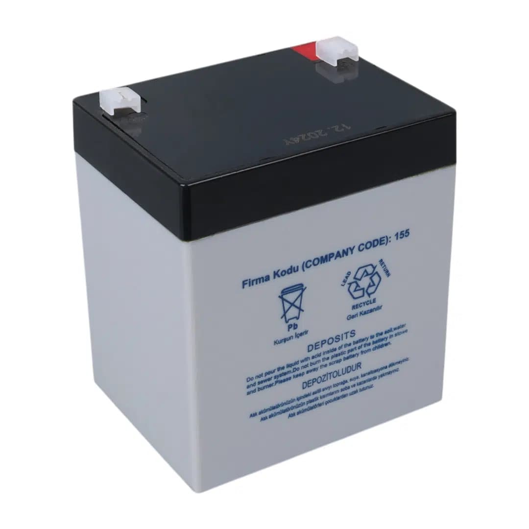 Yokohama YH-125.0 12 Volt - 5 Amper Akü (90x70x101 mm) - küçük görsel 4