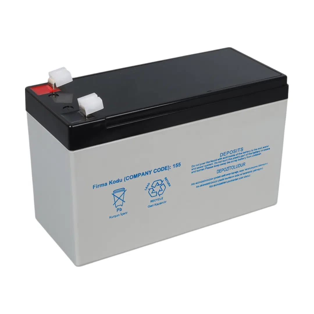 Yokohama YH-129.0 12 Volt - 9 Amper Akü (150x65x90 mm) - küçük görsel 3