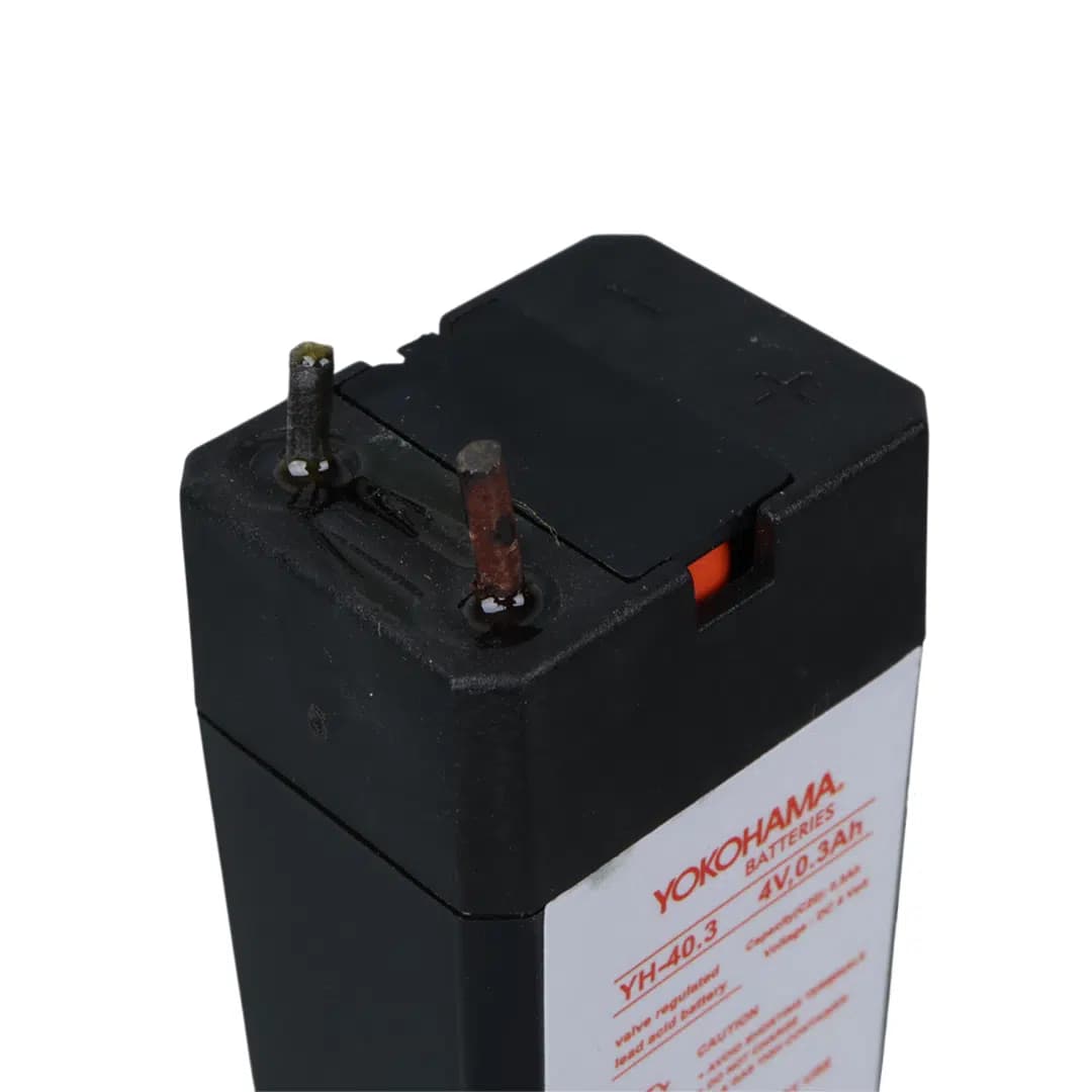 Yokohama YH-40.3 4 Volt - 0.3 Amper Akü (25.5x19.5x48 mm) - küçük görsel 2
