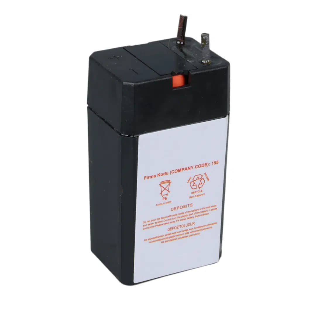 Yokohama YH-40.3 4 Volt - 0.3 Amper Akü (25.5x19.5x48 mm) - küçük görsel 3