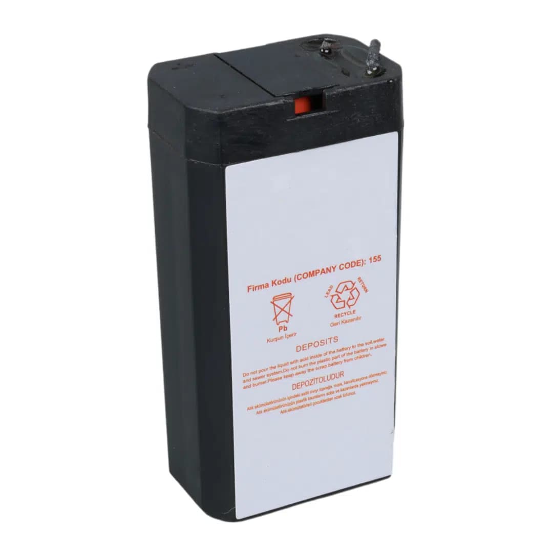 Yokohama YH-40.7 4 Volt - 0.7 Amper Akü (34x22x64 mm) - küçük görsel 2