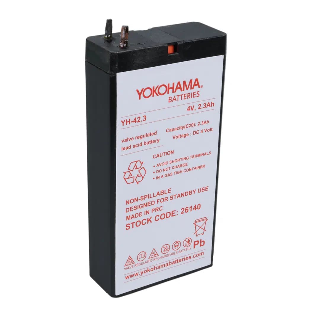 Yokohama YH-42.3 4 Volt - 2.3 Amper Akü (50x100x22 mm) - küçük görsel 2