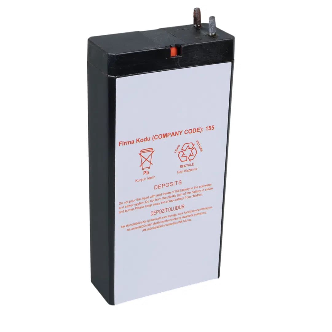 Yokohama YH-42.3 4 Volt - 2.3 Amper Akü (50x100x22 mm) - küçük görsel 3