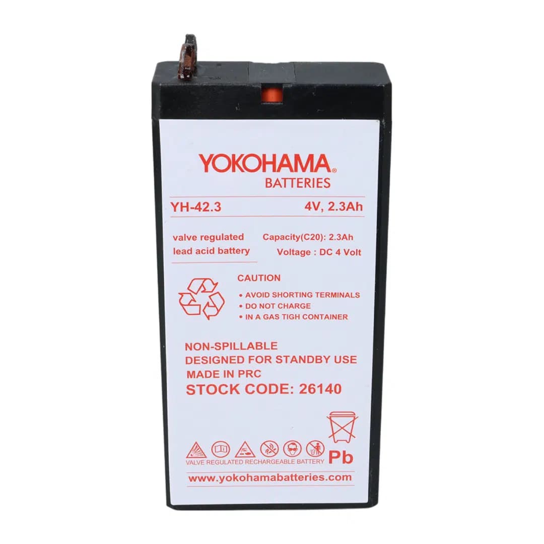 Yokohama YH-42.3 4 Volt - 2.3 Amper Akü (50x100x22 mm) - küçük görsel 4