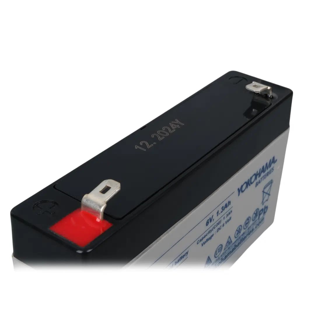 Yokohama YH-61.3 6 Volt - 1.3 Amper Akü (98x25x52 mm) - küçük görsel 2