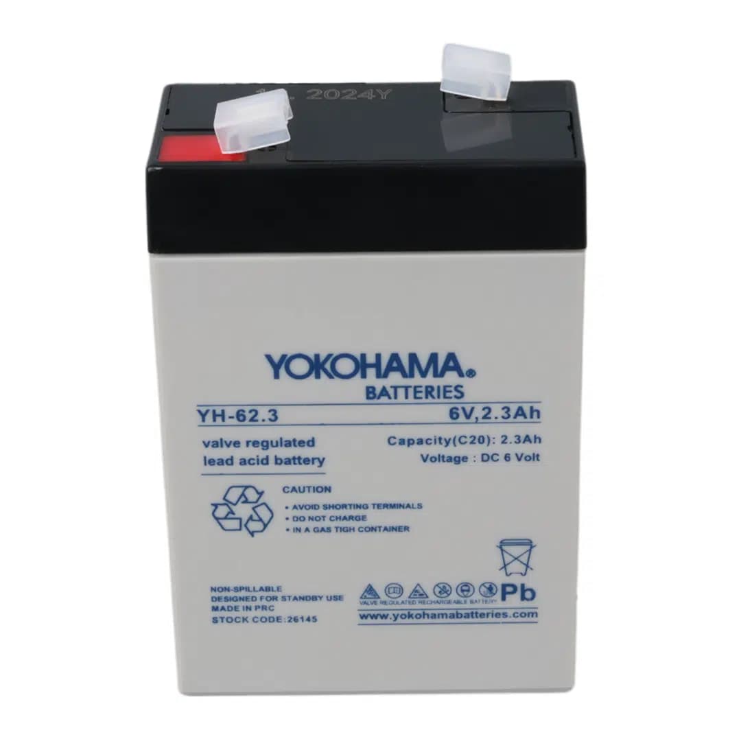 Yokohama YH-62.3 6 Volt - 2.3 Amper Akü (90x43x38 mm) - küçük görsel 2