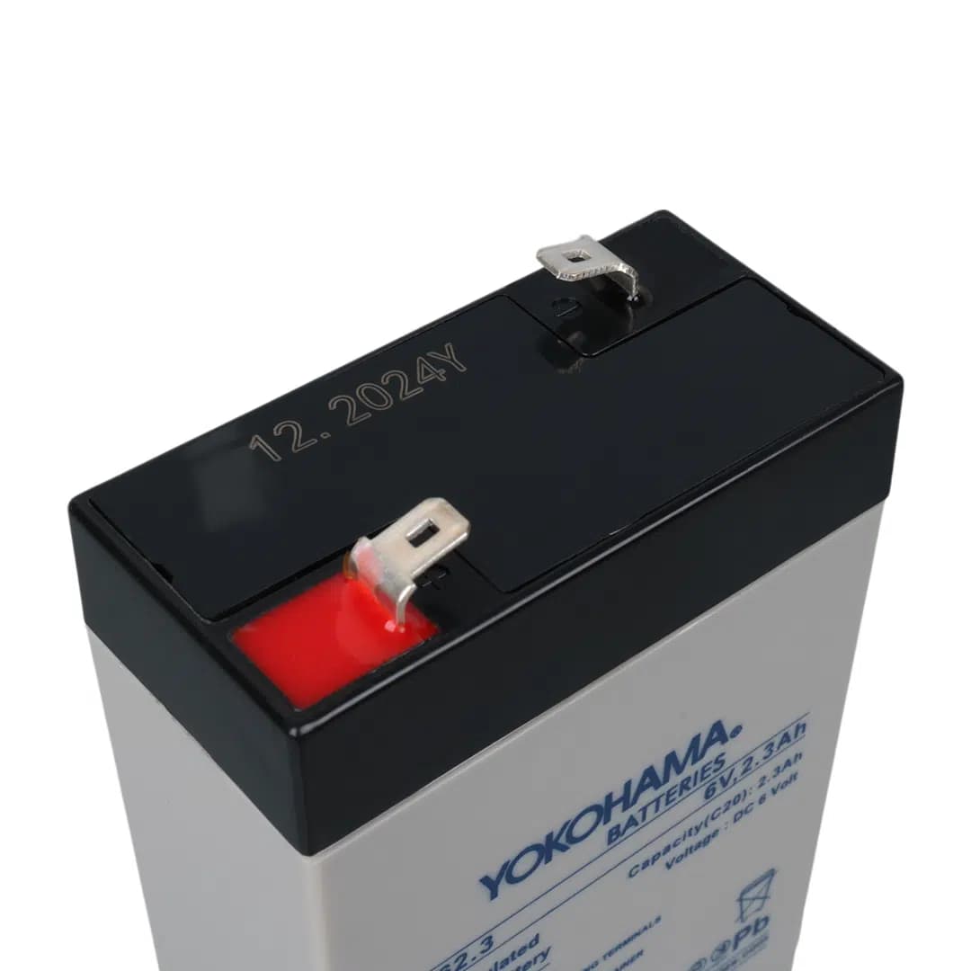 Yokohama YH-62.3 6 Volt - 2.3 Amper Akü (90x43x38 mm) - küçük görsel 4