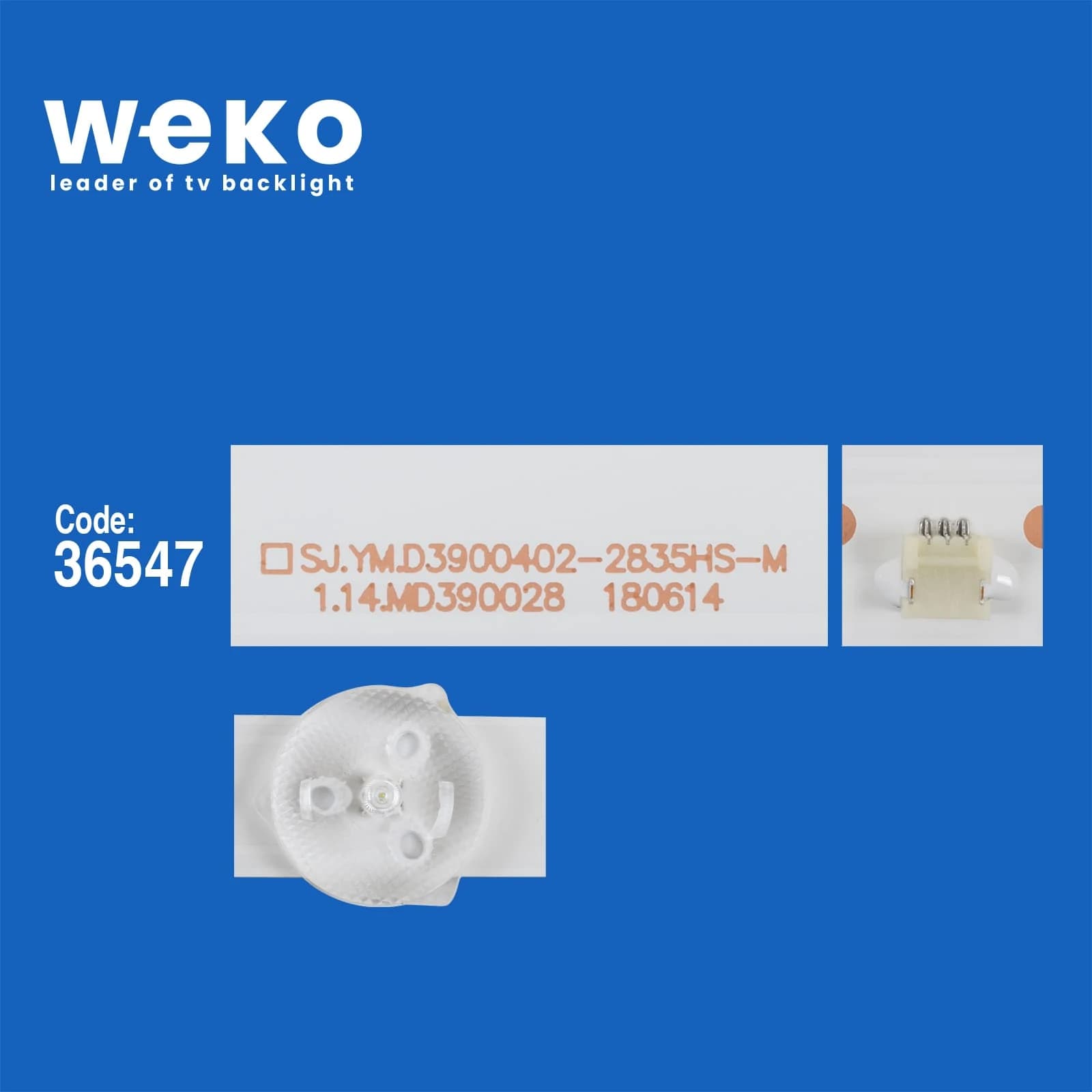 Yumatu Tv Manya 39DLED-SM  39'' inç 4 Adet Tv Led Bar - küçük görsel 2