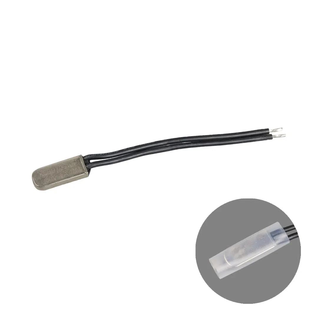 120°C 5A Kablolu Metal Gövdeli Termik Sigorta (Thermal Fuse) - Seyyar Elektronik