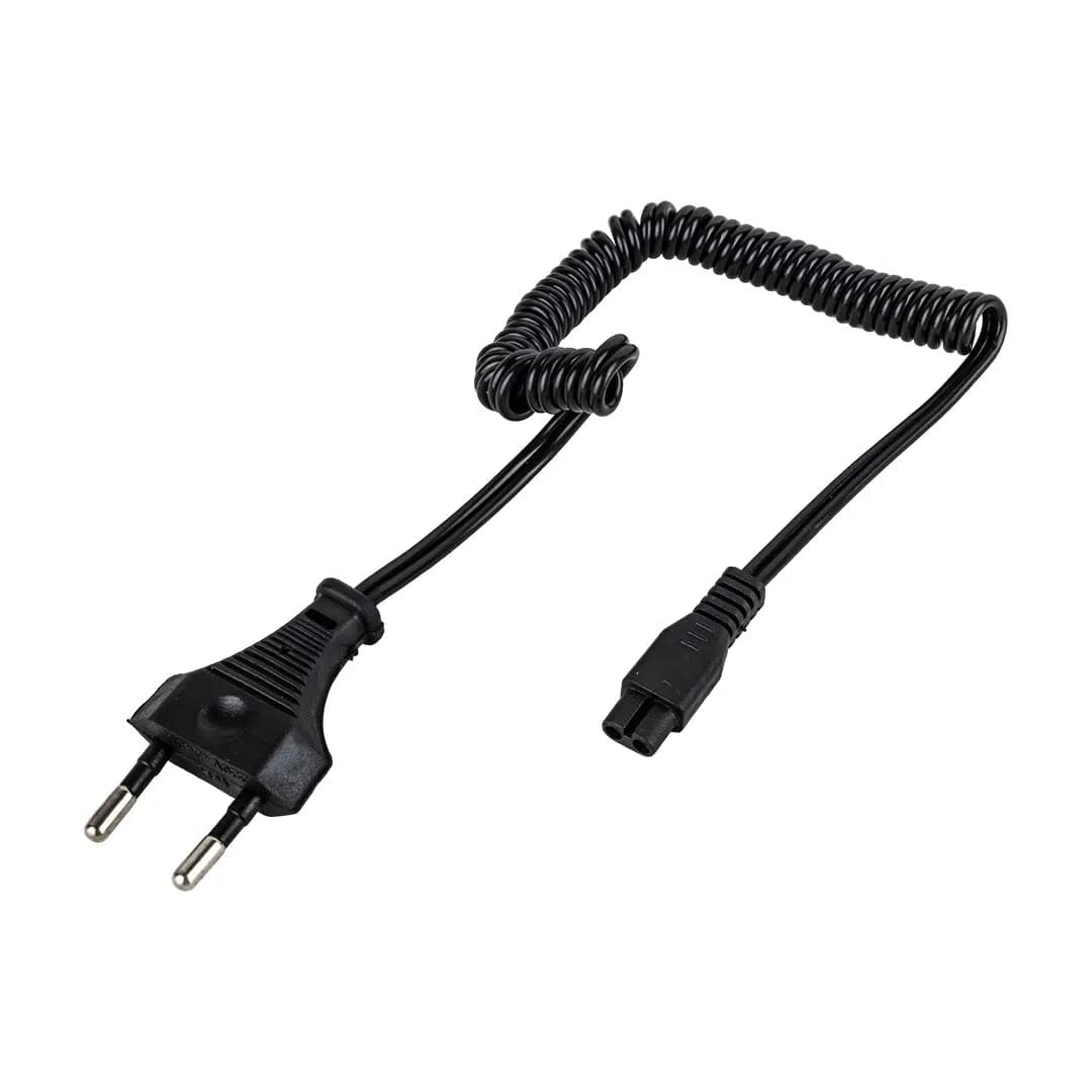 220 Volt Spiral Model Ceyran Power Kablo 1 Metre (Traş Makineleri-Işıldaklar İçin) - Seyyar Elektronik