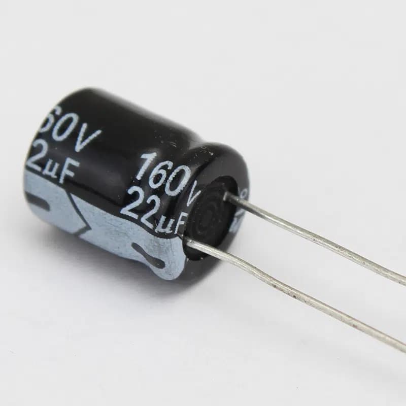 22µF 160V Elektrolitik Kondansatör (Yüksek Voltaj Dayanımlı) - Seyyar Elektronik