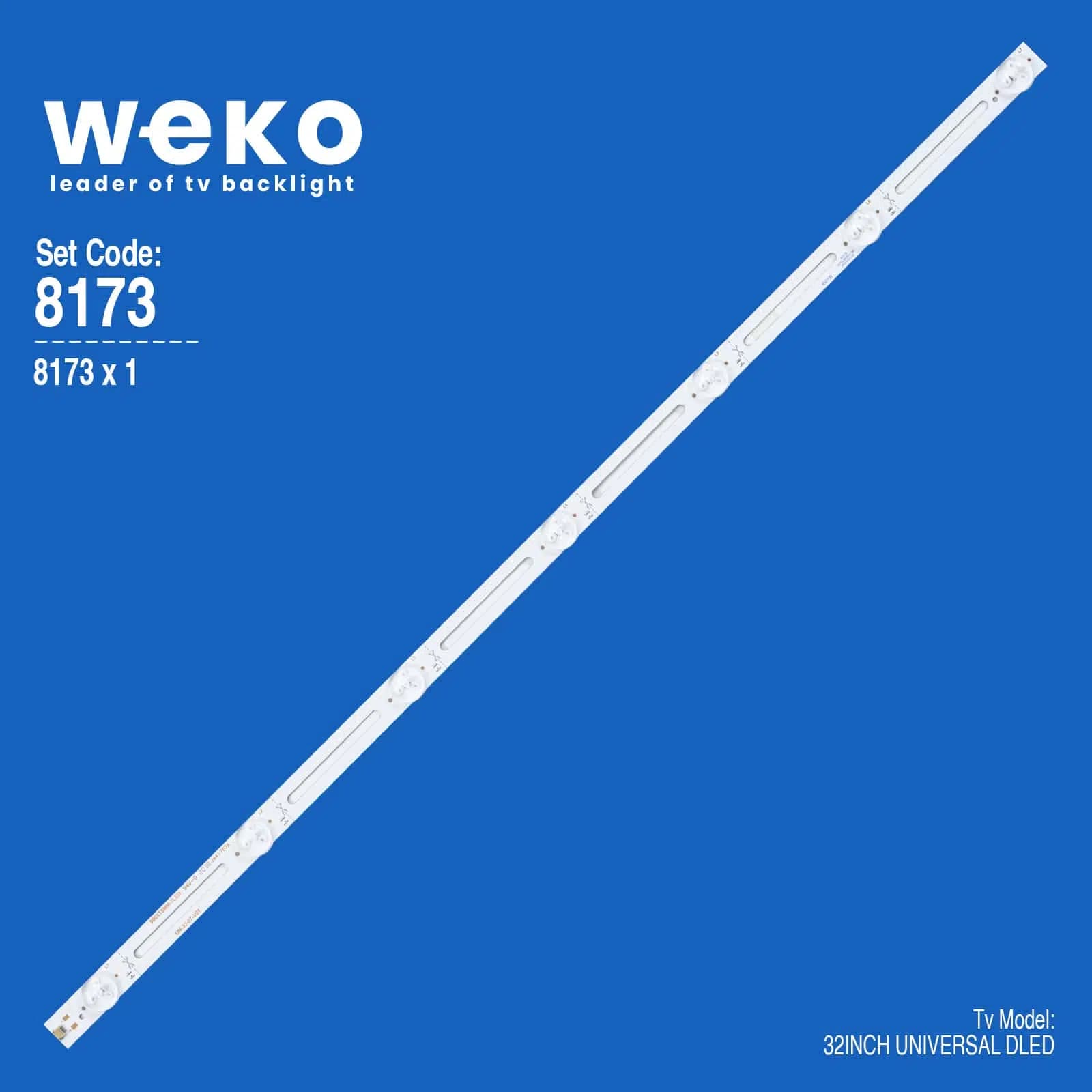 32" Universal DLED TV Panel LED Bar - 7 LED 6V 59 CM (No: 444 / Kod: 8173) - Seyyar Elektronik
