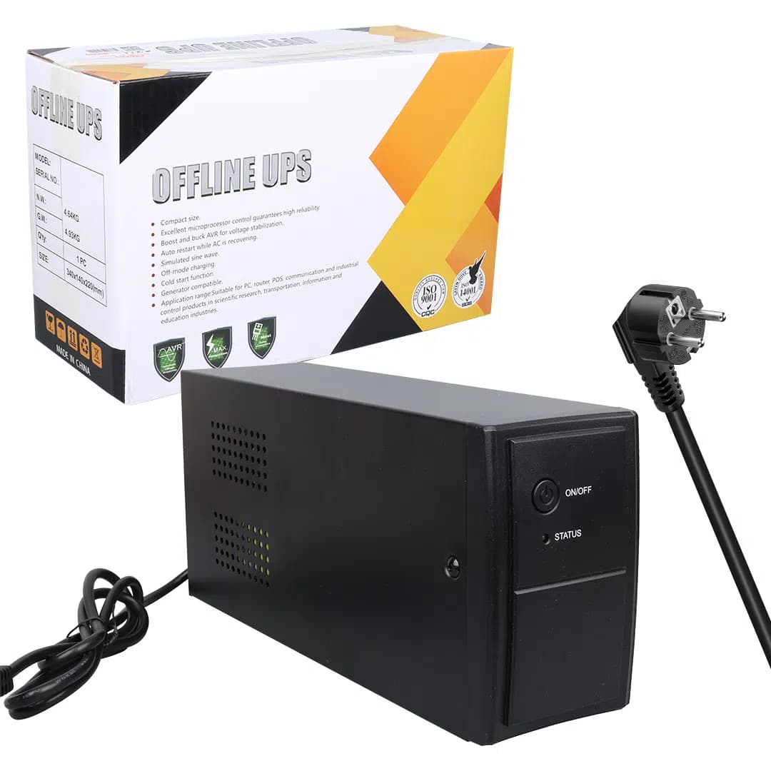 Andees AD-850 850VA 12V9Ah UPS Kesintisiz Güç Kaynağı (340x140x220Mm) - Seyyar Elektronik