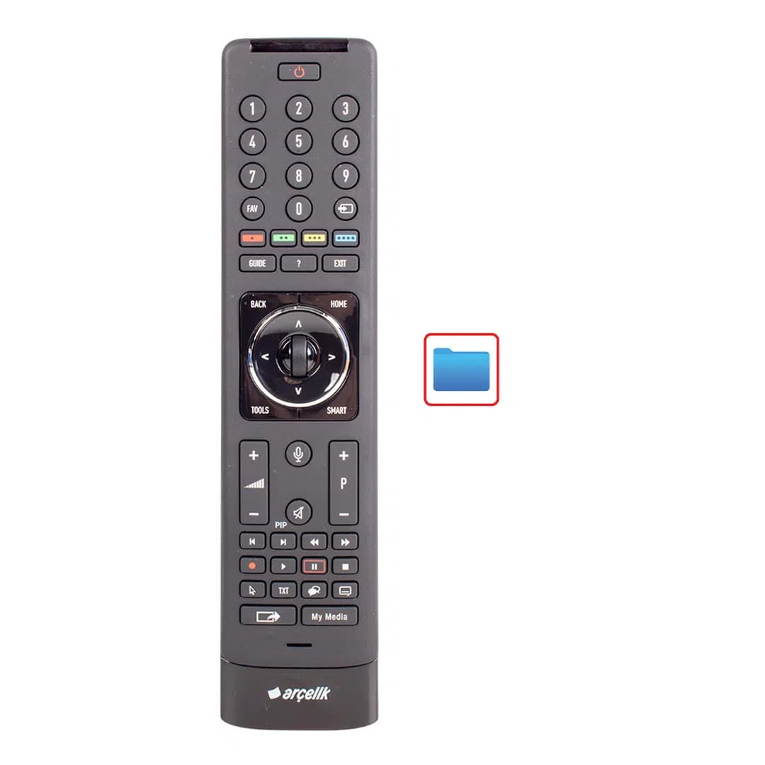 Arçelik Beko Grundig XRA18700-AA High-BT-Gyro-Voice-48 Arçelik-PIP Lcd Sihirli Metalik Kumanda - Seyyar Elektronik