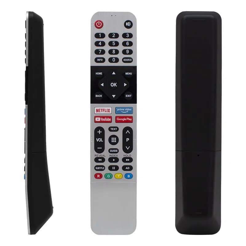 Arçelik RM-L1659, A32B685A - Beko B40 B 685 - Grundig 40GFB6240 Ses Komutsuz Netflix-Youtube-Prime Video-Google Play Tuş Lcd Led Tv Kumanda - Seyyar Elektronik