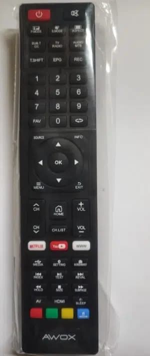 Awox - Rose - Telenova Netflix-Youtube Tuşlu Lcd - Led Tv Kumandası (HRL9695) - Seyyar Elektronik