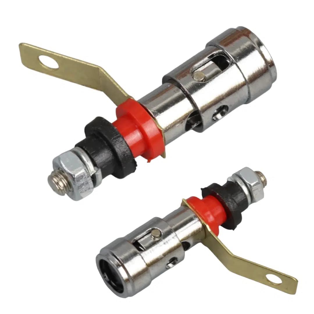 Basmalı Born Klemens 39.5mm 2'li Takım - Siyah ve Kırmızı (IC-240E) - Seyyar Elektronik