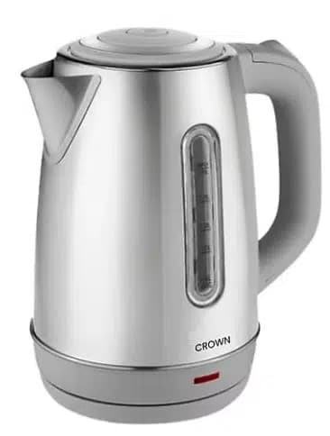 Crown CRW-7211 1800W 1.8 Litre Lüks Çelik Su Isıtıcı Kettle İnox - Seyyar Elektronik