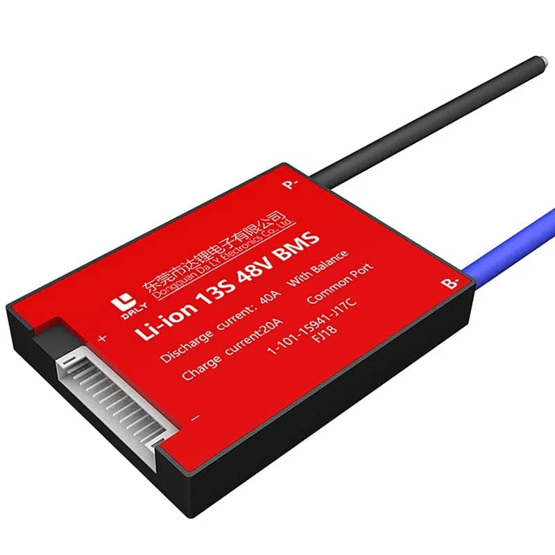Daly Bms 13S 48V Deşarj 40A -Şarj 20A Balanslı Pil Koruma Modülü - Seyyar Elektronik