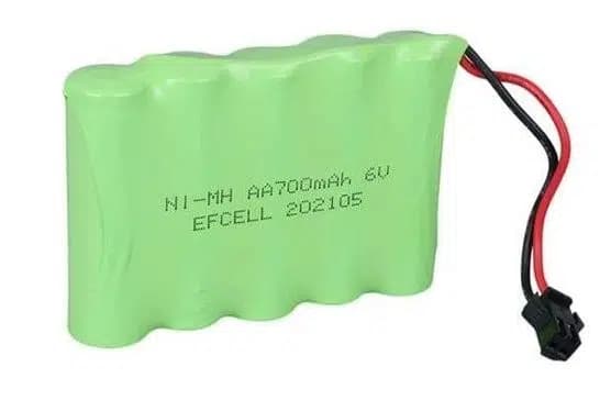 Efcell EF-202105 6 Volt 700mAh 5'li Oyuncak Araç Pili Soketli 71x50x15mm - Seyyar Elektronik