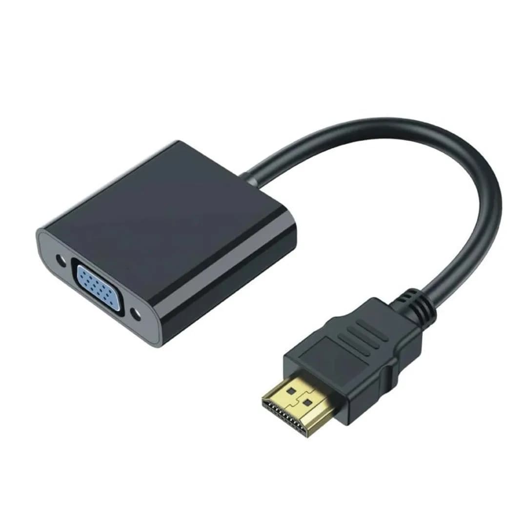 Enkado EKD-HV10 HDMI to VGA Aktif Çevirici Adaptör 3.5mm Ses Çıkışlı Full HD - Seyyar Elektronik