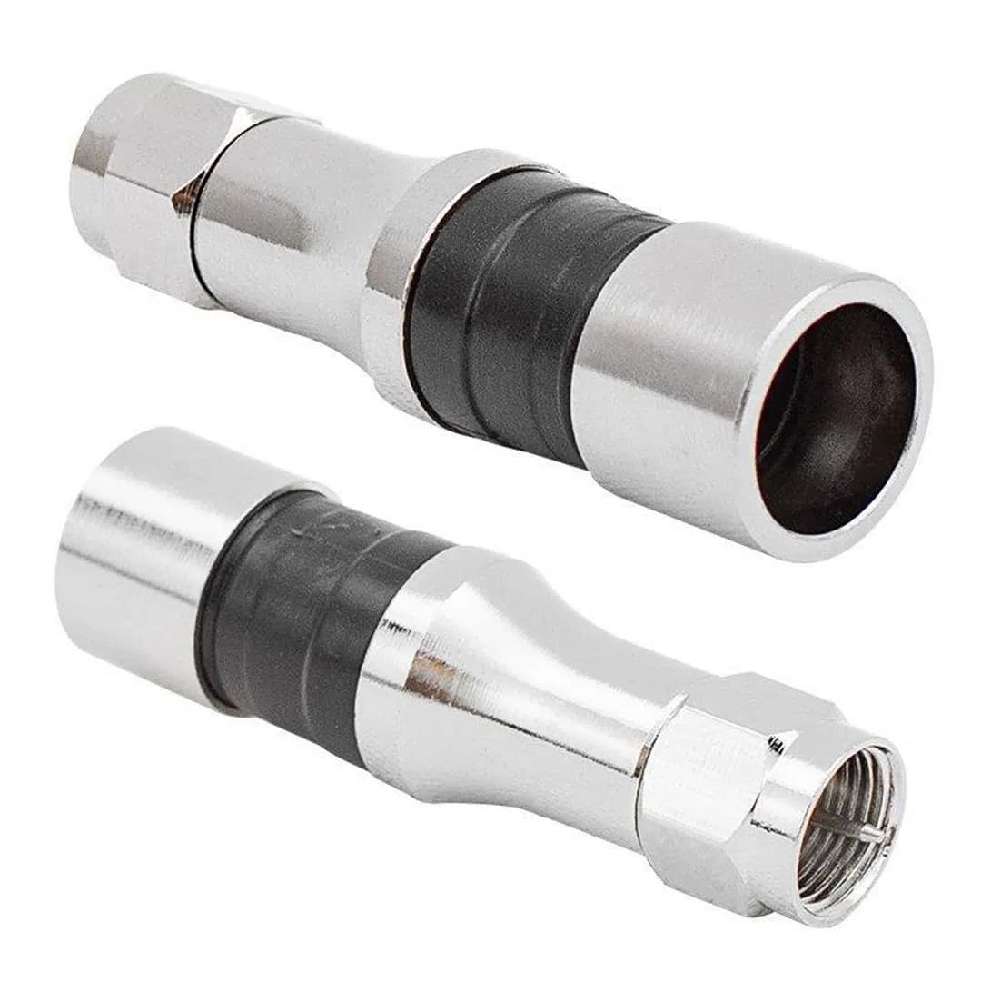 Erkek Sıkmalı RG11 F Konnektör Compressıon CTF111 Boğazlı İğneli - Seyyar Elektronik