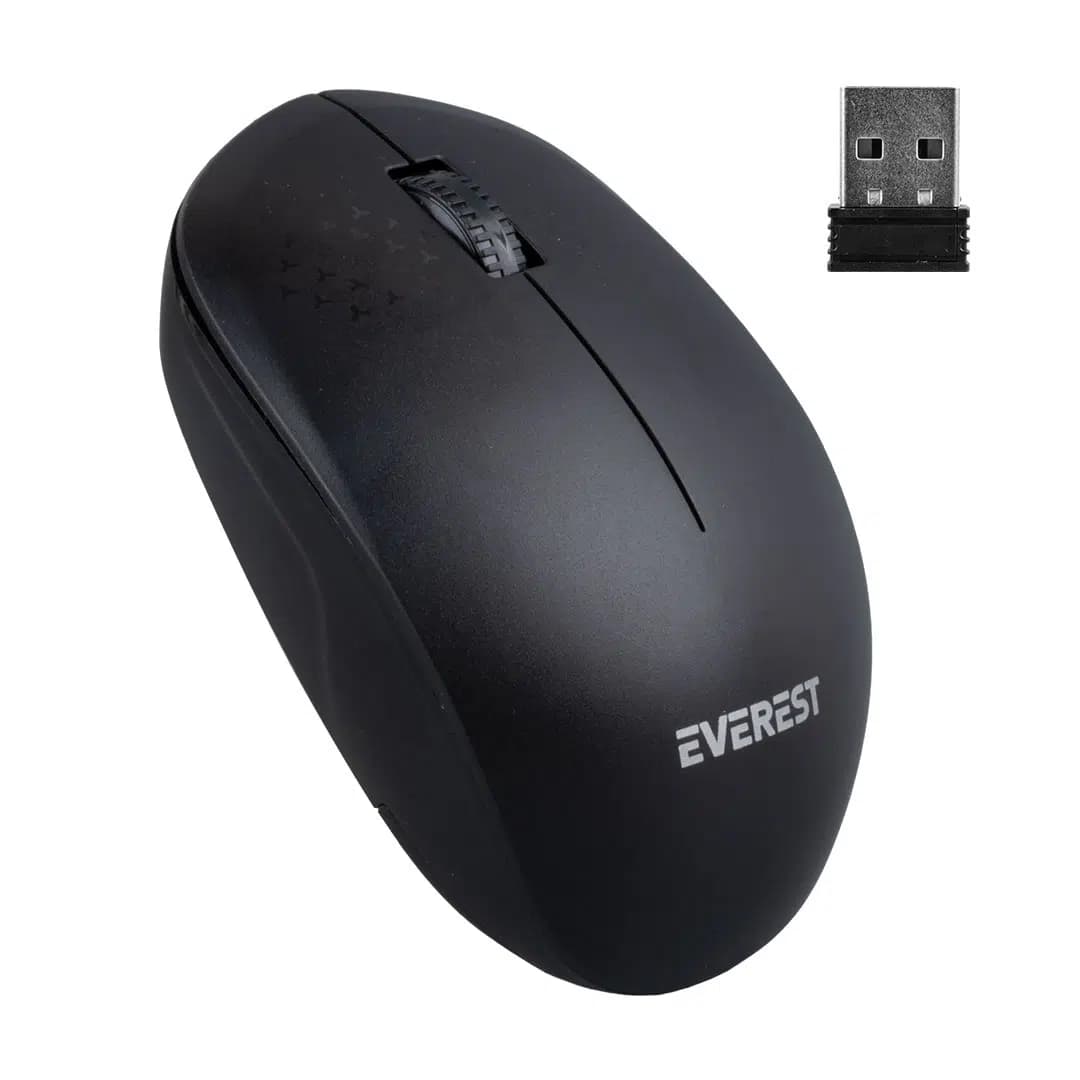 Everest SMW-88 USB Siyah 1200 DPI 2.4Ghz Kablosuz Mouse - Seyyar Elektronik