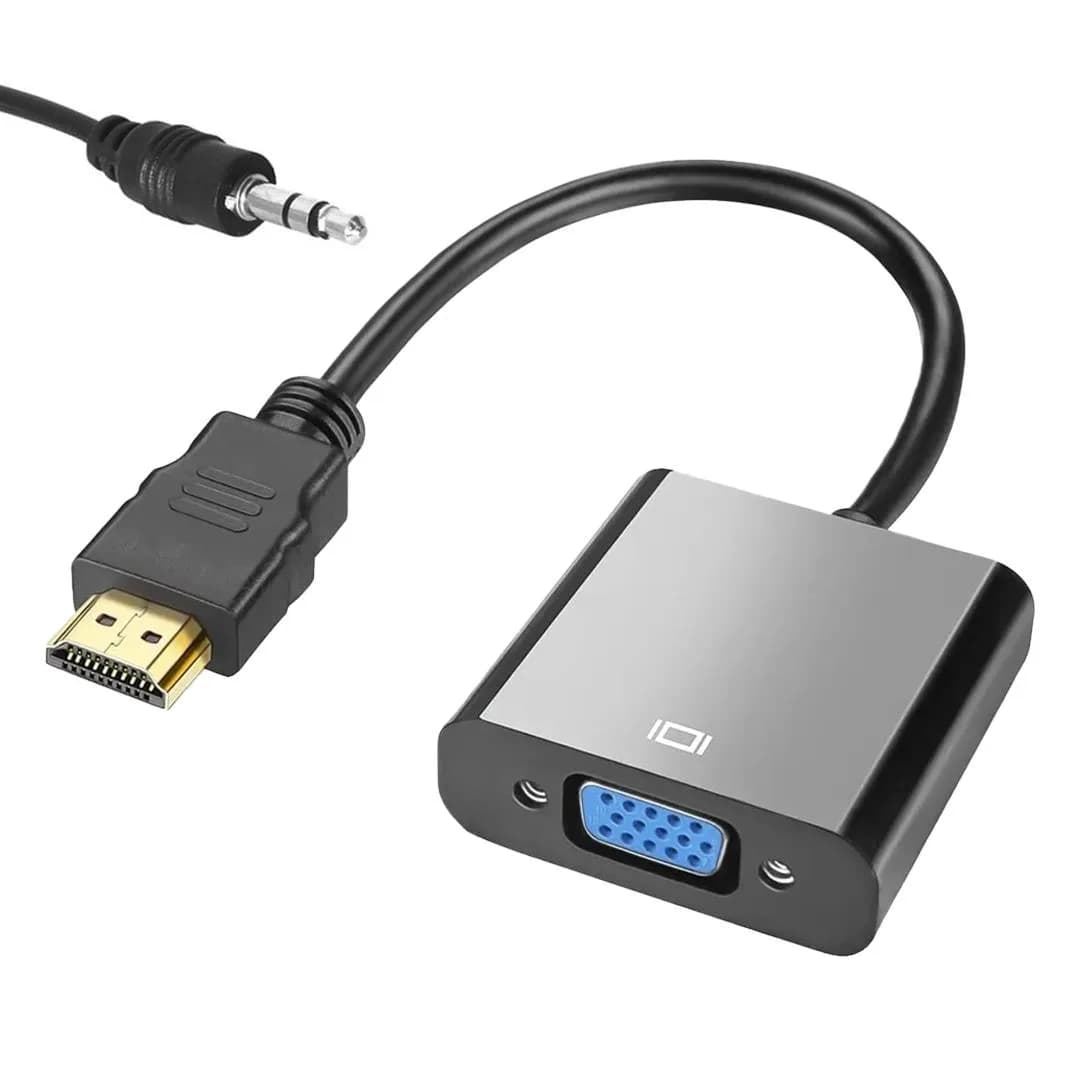 Fully G-537L HDMI to VGA Çevirici Adaptör Ses Çıkışlı - Seyyar Elektronik