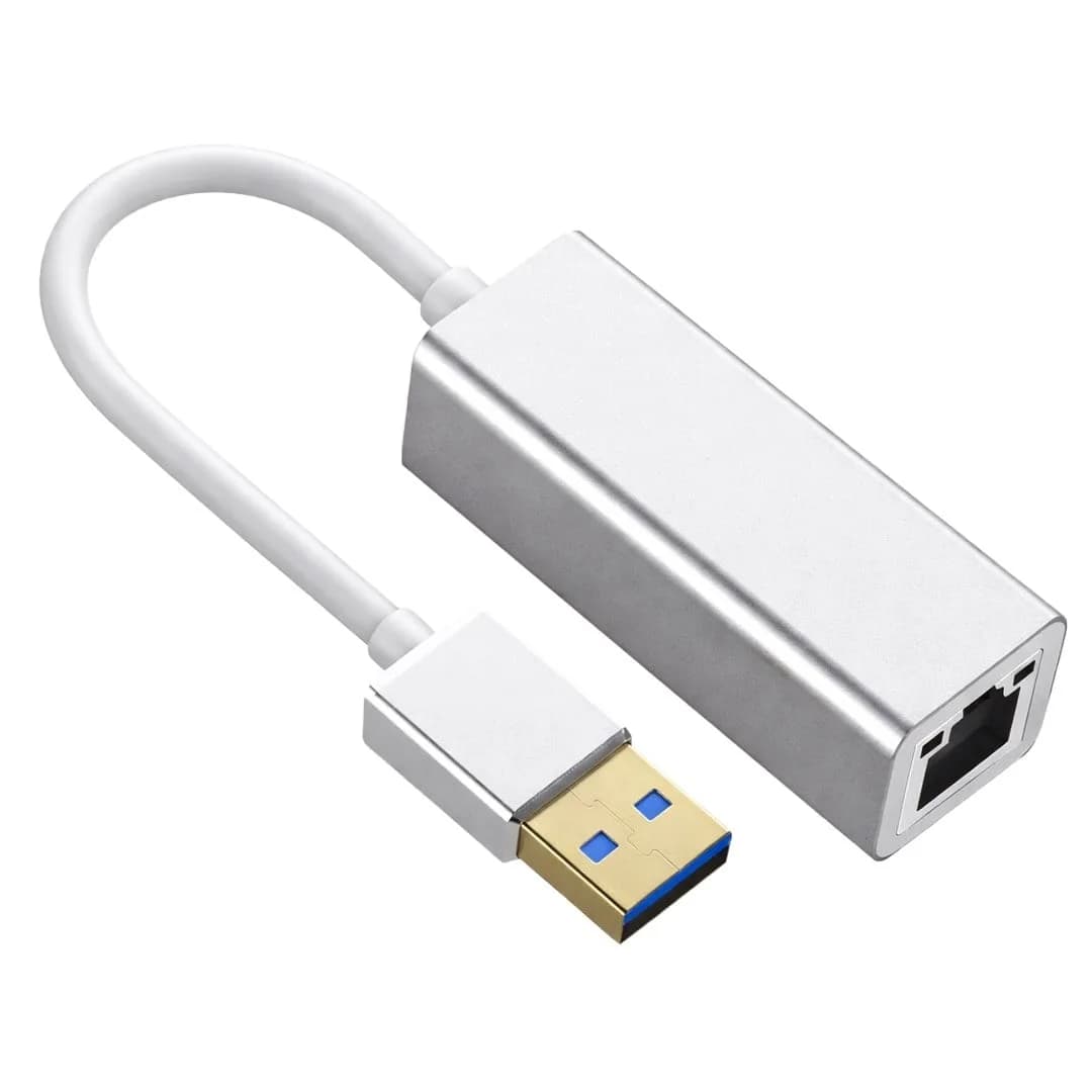 Fully H-608EM USB 3.0 to RJ45 Gigabit Ethernet Adaptör Çevirici Alüminyum Gövde - Seyyar Elektronik