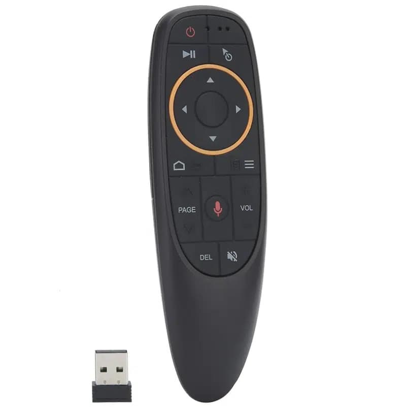 G10 Android-Windows-Linux-TV Box-Mac OS Uyumlu 2.4 Ghz Ses Komutlu Wireless Air Mouse Uzaktan Kumanda - Seyyar Elektronik