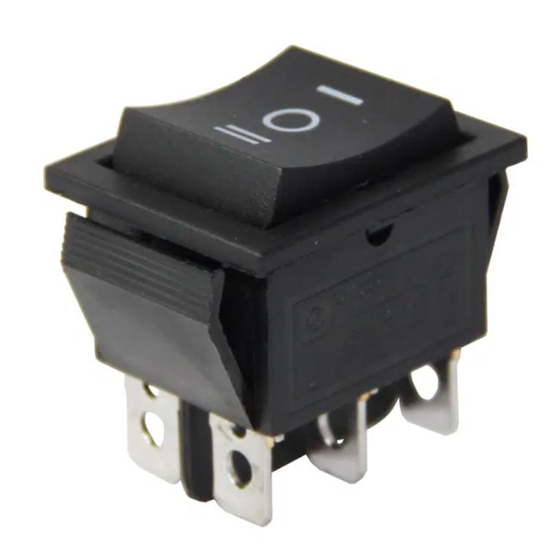 Geniş Işıksız 6 Pinli Yaylı Anahtar (Mom-Off-Mom) IC-110 - Seyyar Elektronik