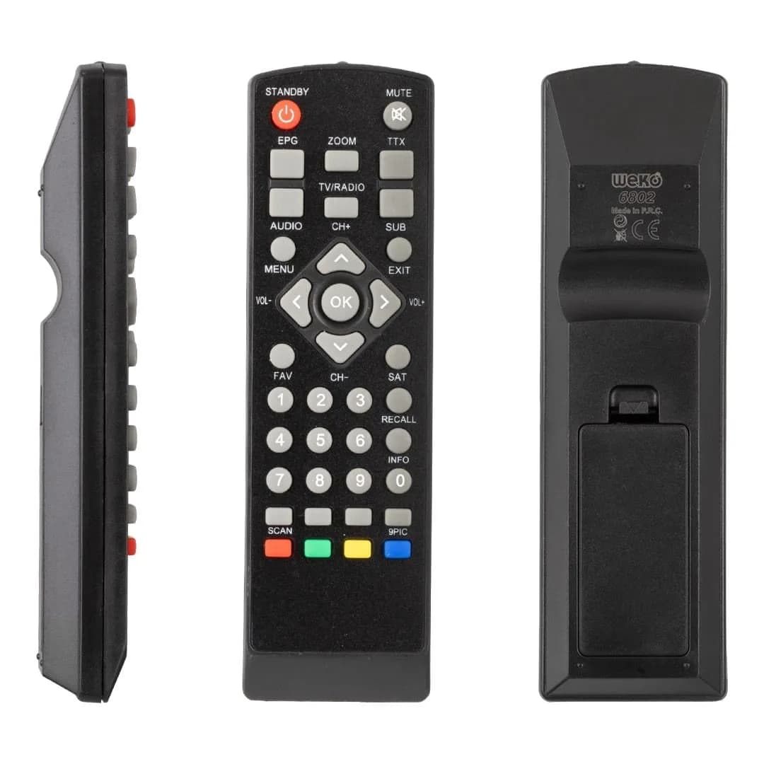 Goldmaster Mini SD - Digimaster Hector Mini Scart - Korax Mini Box - Hiremco Mini SD Wise Uydu Alıcı Kumandası - Seyyar Elektronik