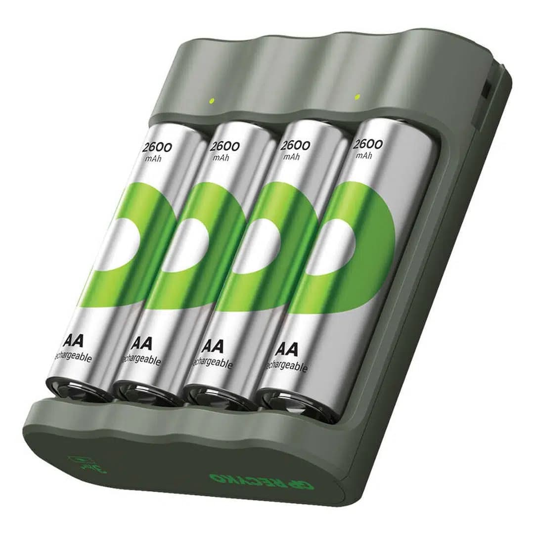 Gp Recyko B441 4*2600 mAh R6 AA Pilli Şarj Cihazı (B441/270HCER21-2GTLB4) - Seyyar Elektronik