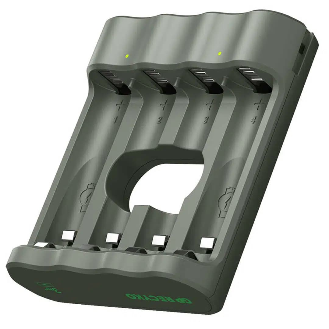 GP Recyko B441 Usb 4’lü AA - AAA Pil Şarj Cihazı (GPACSB44103 GPB441R21-2GTLB1) - Seyyar Elektronik
