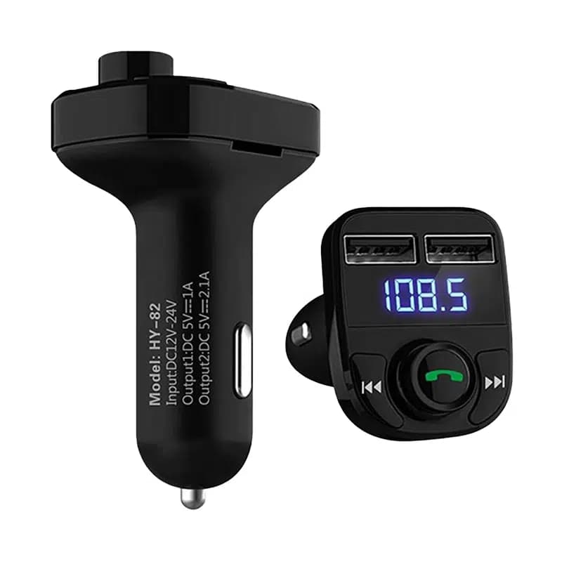 Hello 12-24 Volt 3.1 Amper Hızlı Şarj Destekli Çift USB/SD-Bluetooth Fm Transmitter HL-19680 - Seyyar Elektronik