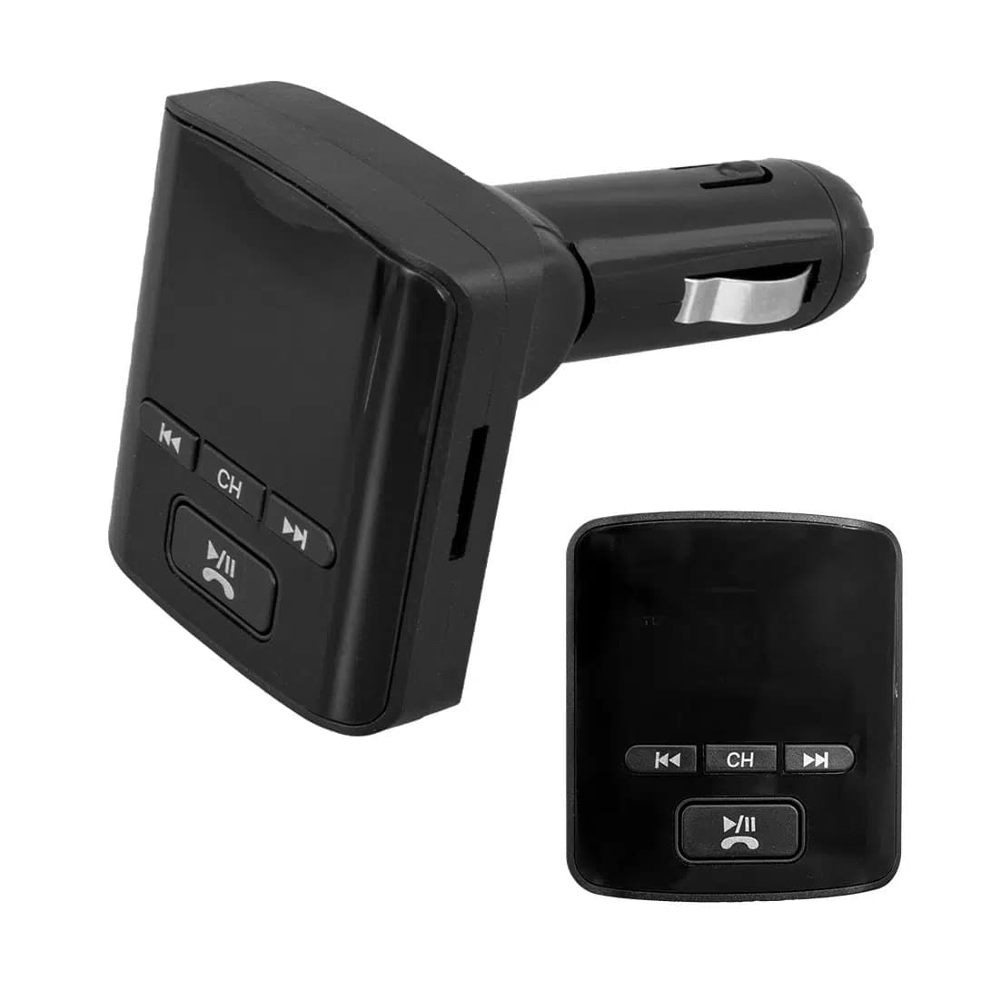 Hello Usb-SD-Bluetooth-Mp3 Destekli 12-24 Volt Ekranlı Hafızasız Fm Transmitter HL-19682 - Seyyar Elektronik