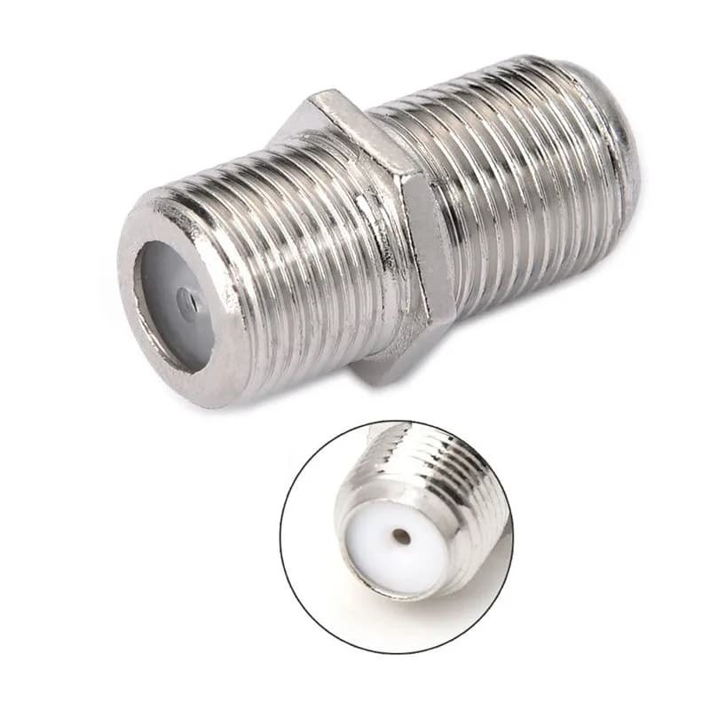 Herz Dişi-Dişi F Tipi Uydu Anten Kablosu Birleştirici (100 Adet) - Seyyar Elektronik