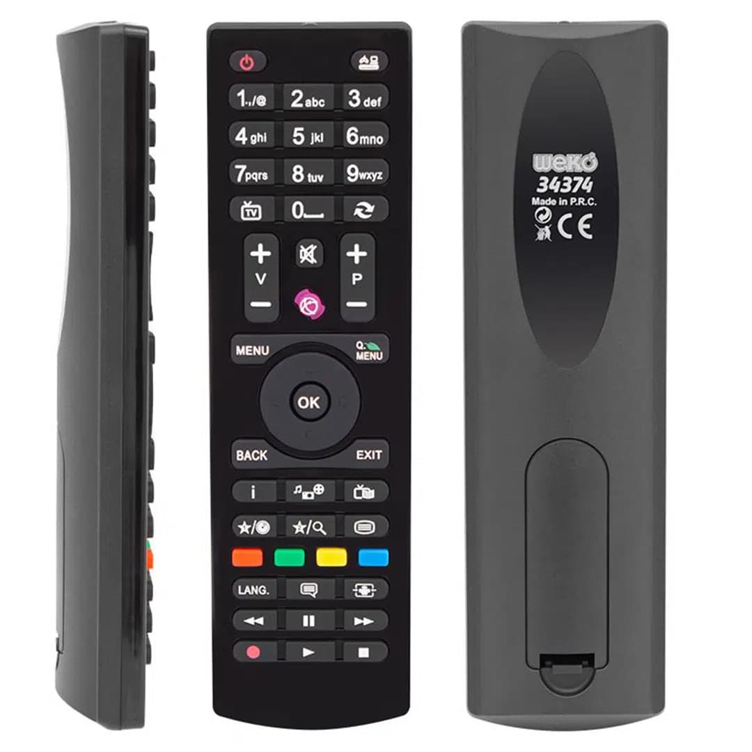 HEY 40143 Vestel SEG Regal Yuvarlak Göbek Mini Uyumlu LCD LED TV Kumanda - Seyyar Elektronik