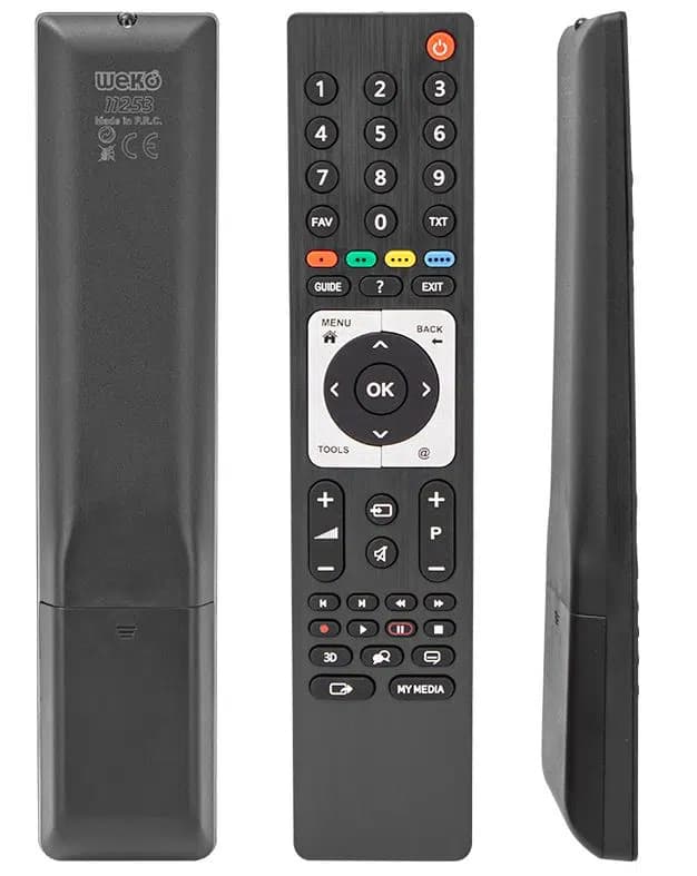 Hey Arçelik Beko Grundig 3D Metalik Göbek Guıde Tuşlu TS4187R-2 Lcd Kumandası - Seyyar Elektronik