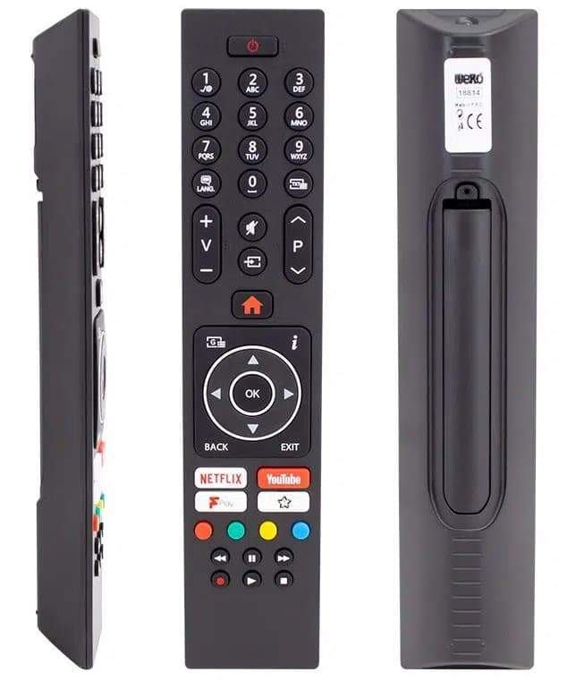 Vestel 49UD8200 - 55UD8450 / Finlux 32FFI5760 Netflix-Youtube-Play Tuşlu Lcd-Led Tv Kumanda (RC43137-30101403) - Seyyar Elektronik