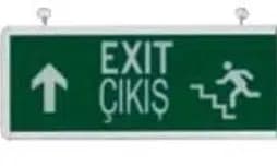 Horoz Robson HL330 3 Watt 160 Lümen Şarjlı Acil Çıkış Yukarı Merdiven EXIT Levhası Özellikleri (2'li Paket) - Seyyar Elektronik