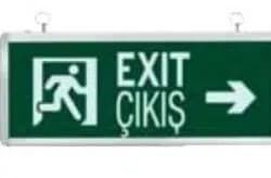 Horoz Robson HL330L 3 Watt 160 Lümen Şarjlı Acil Çıkış Sağ Sol EXIT Levhası Özellikleri (2'li Paket) - Seyyar Elektronik